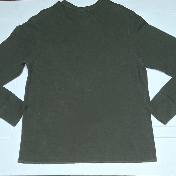 Relwen Men's Dark Green Crewneck Sweater - Picture 2 of 9